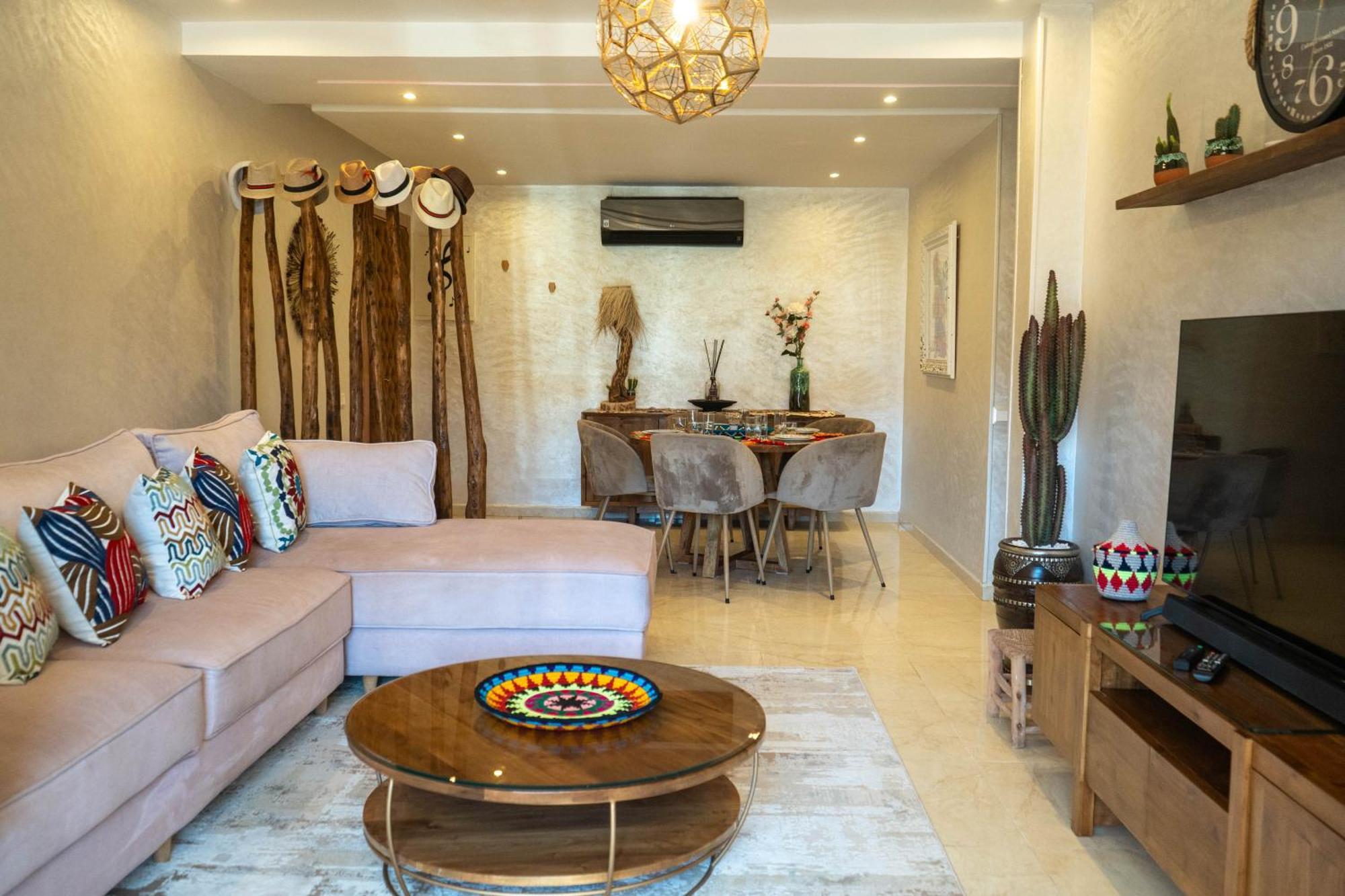 Magnifique Appartement Moderne De 2 Chambres Avec Piscine A 10 Min Du Centre De Marrakech Μαρακές Εξωτερικό φωτογραφία